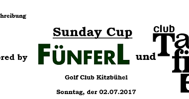 3. Sunday Cup (hosted by FÜNFERL Kitzbühel und Club Take Five) im Rahmen der Austrian Amateur Open 2017 H&H GOLF Race to Malaysia...👍👍👍.